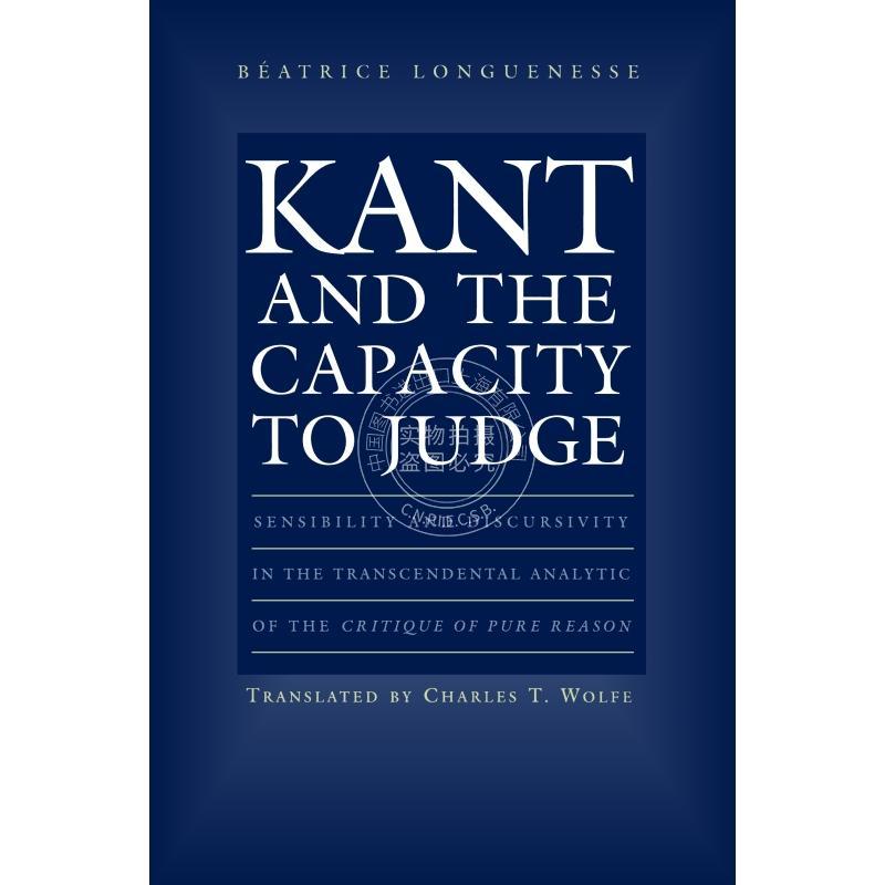 【预售 按需印刷】 Kant and the Capacity to Judge康德与审判能力 英文原版