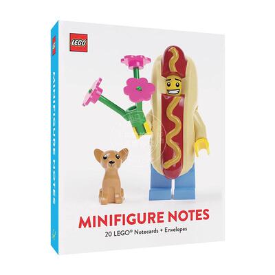 现货 乐高迷你模型笔记 乐高文创周边 英文原版 Lego Minifigure Notes