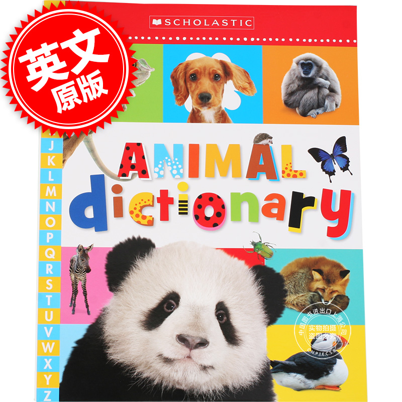 现货 英文原版 Animal Dictionary 儿童图解动物字典