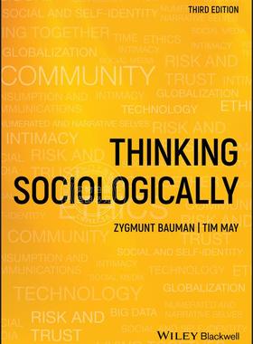 【预售 按需印刷】 Thinking Sociologically 3e