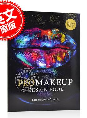 现货 专业彩妆设计书 英文原版 Promakeup Design Book 葛芮丽斯·阮兰 Lan Nguyen-Grealis 化妆艺术设计作者 平装