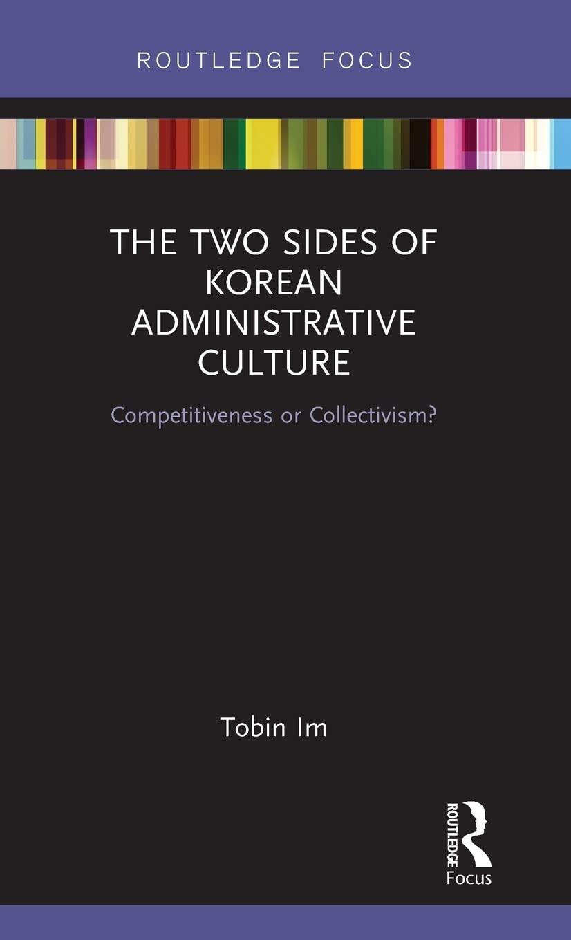 预售  按需印刷 the two sides of korean administrative culture