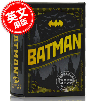 现货 DC漫画 蝙蝠侠语录 袖珍艺术书 哥谭市 英文原版 DC Comics: Batman: Quotes from Gotham City (Tiny Book)