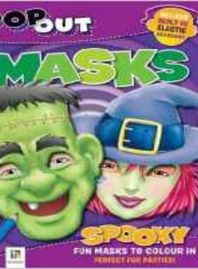 现货 Pop Out Masks Book : Spooky