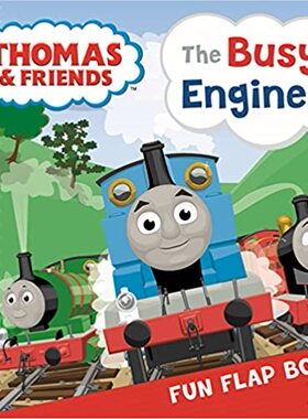 现货 Thomas & Friends Busy Engines Lift-the-Flap Book 英文原版 托马斯和他的伙伴们 忙碌的引擎 进口儿童翻翻书
