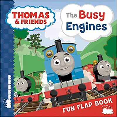 现货 Thomas & Friends Busy Engines Lift-the-Flap Book 英文原版 托马斯和他的伙伴们 忙碌的引擎 进口儿童翻翻书
