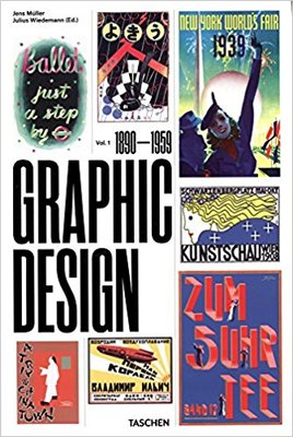 现货 面设计史 英文原版 History of Graphic Design: Vol. 1, 1890-1959 卷一 海报 广告 企业标识 包装设计