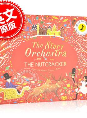 现货 柴可夫斯基 胡桃夹子音乐故事发声书 The Story of Orchestra The Nutcracker 英文童话绘本 胡桃夹精装收藏 有声音乐书