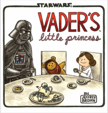 现货 达斯维达的小公主 黑武士幽默故事 英文原版Vader's Little Princess星球大战 艺术家Jeffrey Brown绘制