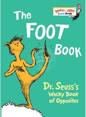 现货 千奇百怪的脚 The Foot Book 英文原版绘本纸板书 Dr. Seuss 苏斯博士系列 2-5-6岁幼儿启蒙阅读英语