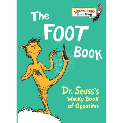 现货 千奇百怪的脚 The Foot Book 英文原版绘本纸板书 Dr. Seuss 苏斯博士系列 2-5-6岁幼儿启蒙阅读英语