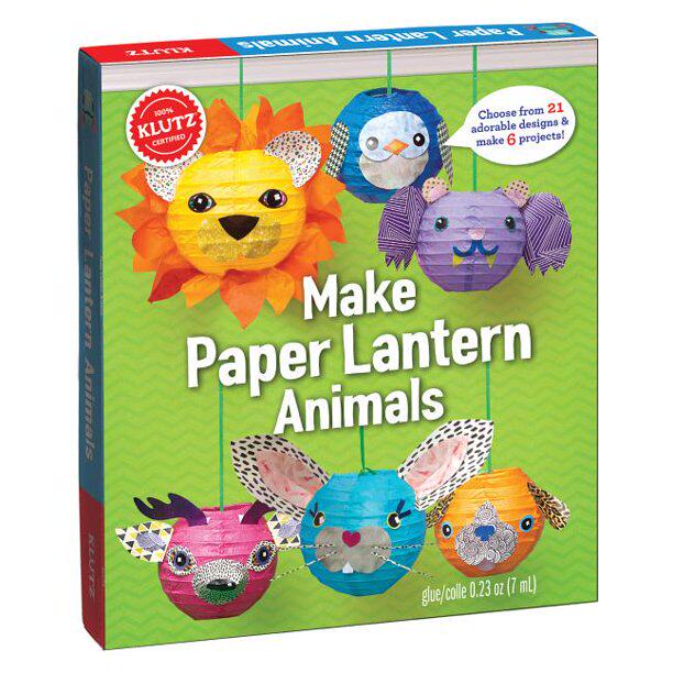 现货 Paper Lantern Animals 英文原版 手工书：制作动物纸灯 进口儿童玩具书 原版