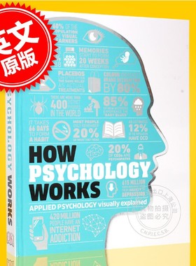 现货 英文原版 DK图解心理学百科 How Psychology Works: Applied Psychology Visually Explained