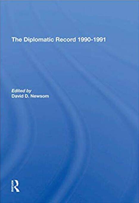 预售 按需印刷 The Diplomatic Record 19901991
