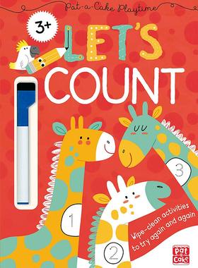 现货 游戏时间：让我们数数吧！ 英文原版 Pat-a-Cake Playtime: Let's Count! 数学启蒙早教绘本 数学思维启蒙