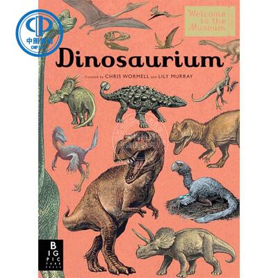 现货 恐龙艺术插画展示 儿童科普启蒙绘本 英文原版 Dinosaurium Big Picture Press