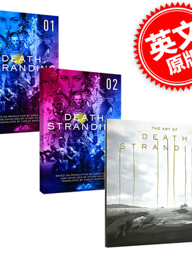 预售 死亡搁浅 官方游戏艺术画册设定集+英文原版同名小说 全套3本 The Art of Death Stranding 小岛秀夫 Hitori Nojima 游戏周边