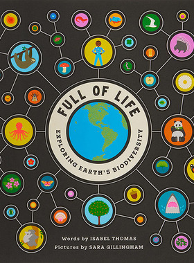 预售 充满生命：探索地球的生物多样性 自然科普 英文原版 Full of Life: Exploring Earth’s Biodiversity Phaidon出版社 精装艺