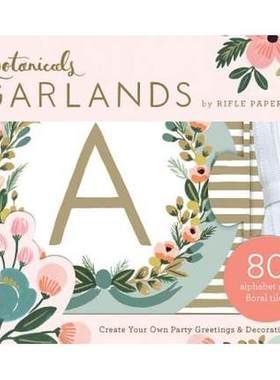 现货 英文原版 Botanicals Garlands