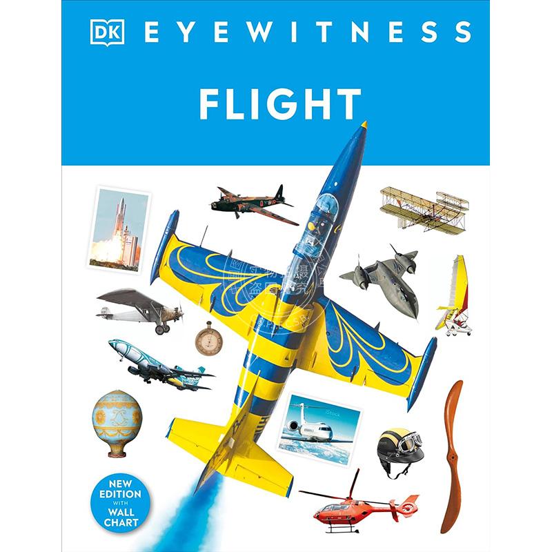 现货 飞机 DK目击者系列 儿童科普 英文原版 Flight: DK Eyewitness 9-12岁