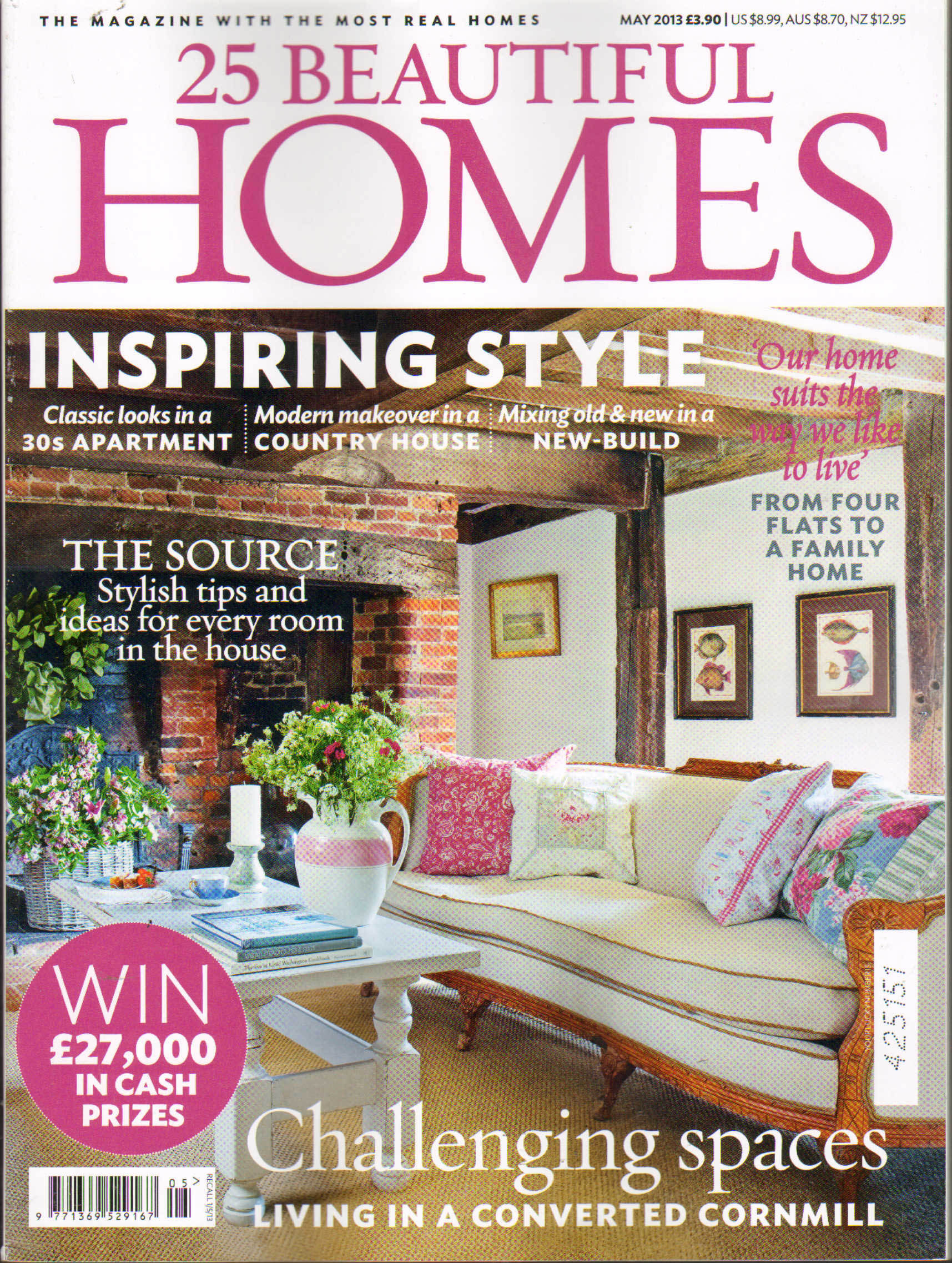 【全年订阅】25种美丽家居 25 beautiful homes (uk) 英文杂志