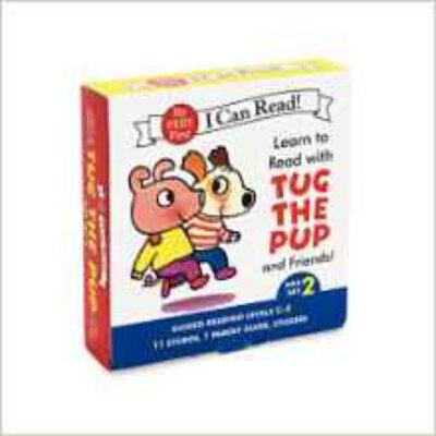 现货 英文原版 12册第二辑Learn to Read with Tug the Pup and Friends跟塔戈和他的朋友们学习4-8岁i can read my very first分