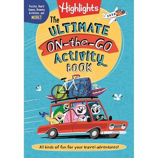 终极随身活动手册 儿童旅行科普读物 英文原版 The Ultimate On-the-Go Activity Book 7+岁