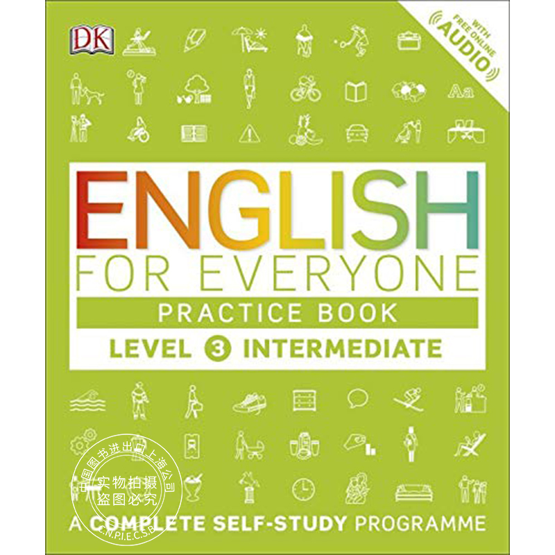 现货 DK-English for Everyone Level3 Beginner Practice book 人人学英语3 练习册