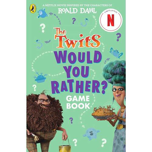蠢特夫妇：你会选择什么游戏书 罗尔德达尔 Roald Dahl 网飞动画周边书 英文原版 The Twits: A Would You Rather Game Book 7-12