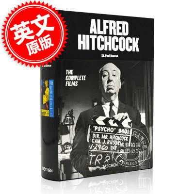 现货 希区柯克电影艺术集 英文原版 Alfred Hitchcock.the Complete Films 悬疑大师 Taschen 塔森 精装 西北偏北 惊魂记