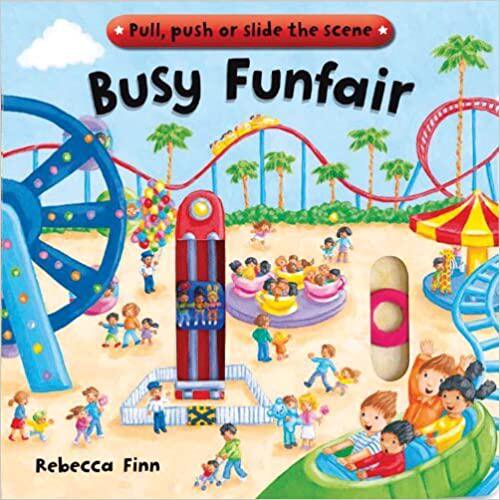 现货 Busy Funfair (Busy Books) by Finn Rebecca 英文原版 繁忙的游乐场 儿童认知纸板书 进口童书