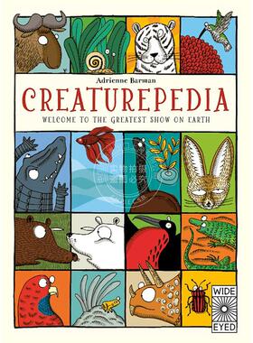 现货 生物百科 儿童科普读物 Adrienne Barman 英文原版 Creaturepedia 5-8岁