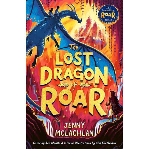 现货 咆哮之地的失落巨龙 儿童读物文学 英文原版 The Lost Dragon of Roar 8-12岁