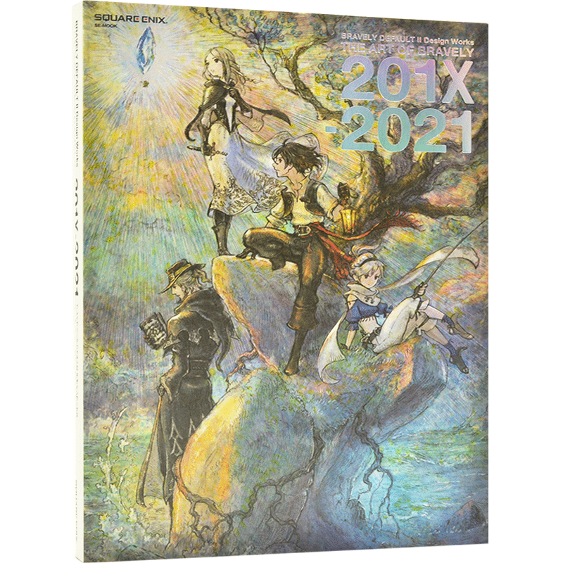 现货 进口日文 设定插画集 勇气默示录2 BRAVELY DEFAULT II Design Works THE ART OF BRAVELY 201X - 2021