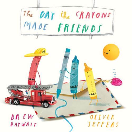 蜡笔交朋友的日子 儿童绘本故事书 Drew Daywalt 英文原版 The Day the Crayons Made Friends 3+岁
