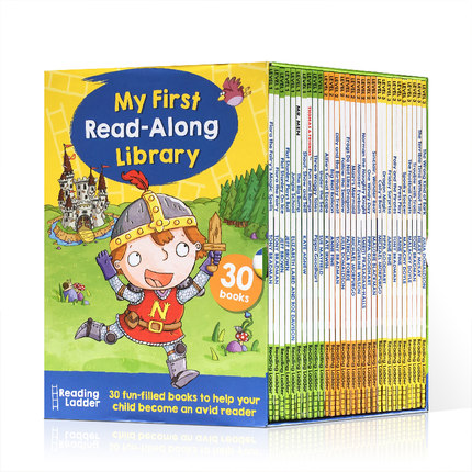现货 My First Read Along Library 英语原版 盒装30册 Level1-3 4-8岁儿童启蒙阅读读物