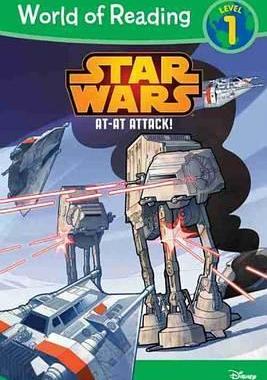 现货 星球大战的世界在攻击 英文原版 World of Reading Star Wars AT-AT Attack! (Level 1) 分阶阅读