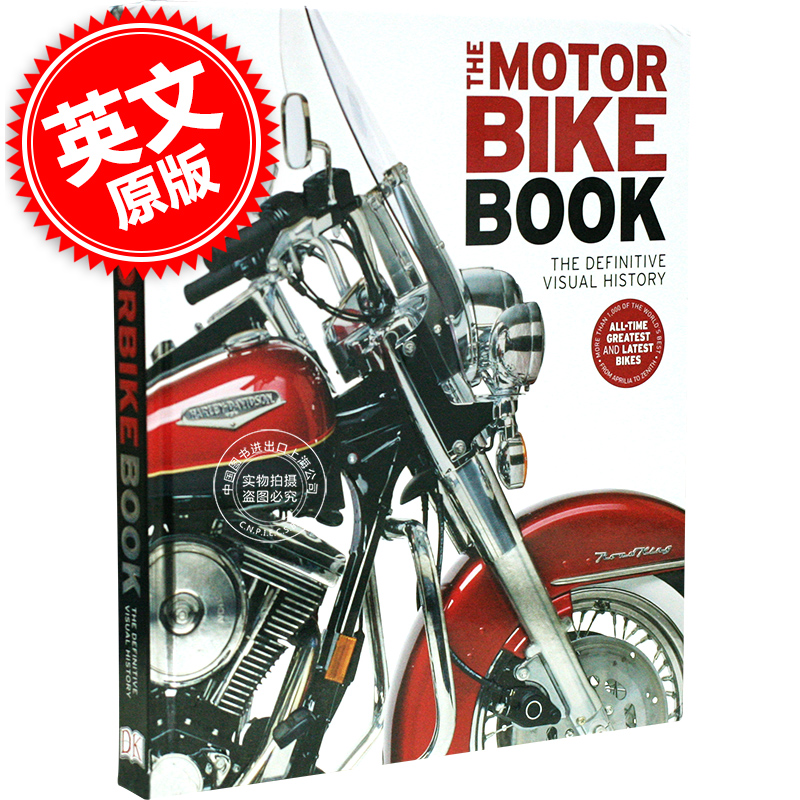 现货英文原版 DK摩托车百科视觉历史图解图鉴 DK The Motorbike Book: The Definitive Visual History精装大开本 DK百科系列