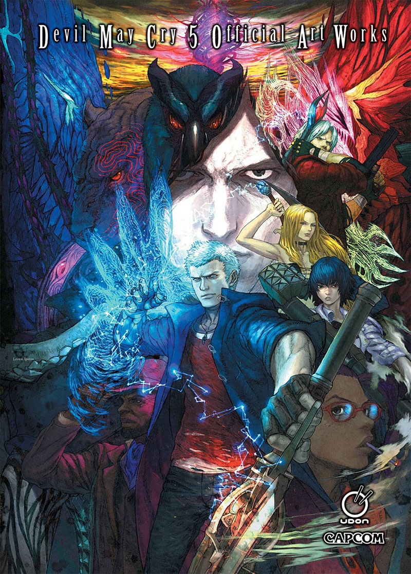 鬼泣5:官方艺术设定集 英文原版 Devil May Cry 5: Official Artworks