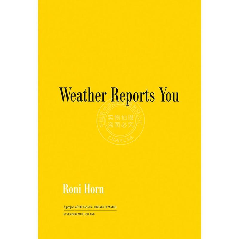 预售 罗尼·霍恩:天气预报 艺术画册 英文原版 Roni Horn: Weather Reports You