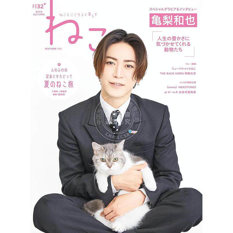 进口日文 猫 no.132 龟梨和也封面 ねこ no.132