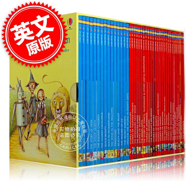 现货 我的第三个图书馆套装40册 英文原版 The Usborne Reading Collection (Yellow Set)绘本故事初级章节书籍分级阅读使用感如何?