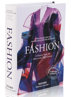 现货 英文原版 Fashion A History from the 18th to the 20th Century 服饰时尚历史：从十八世纪到二十世纪 Taschen 塔森