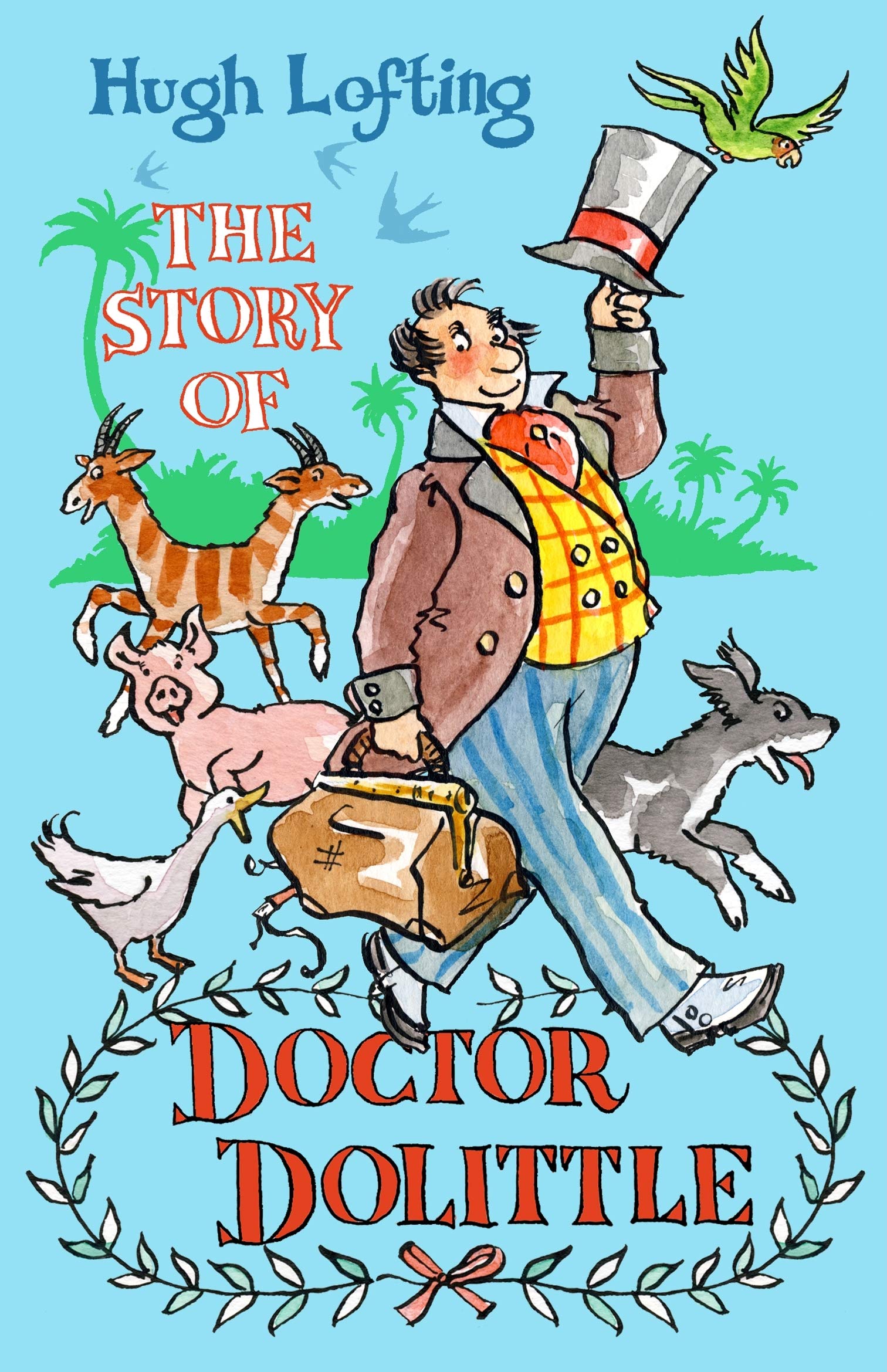 现货 怪医杜立特的故事 英文原版 The Story of Doctor Dolittle 休·洛夫廷世界经典儿童文学小说书课外阅读蓝思840L 8-11岁 中图