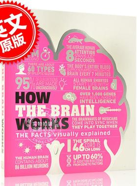 现货 图解大脑如何工作 英文原版How the Brain Works: The Facts Visually Explained DK百科精装书 简明解释技术原理