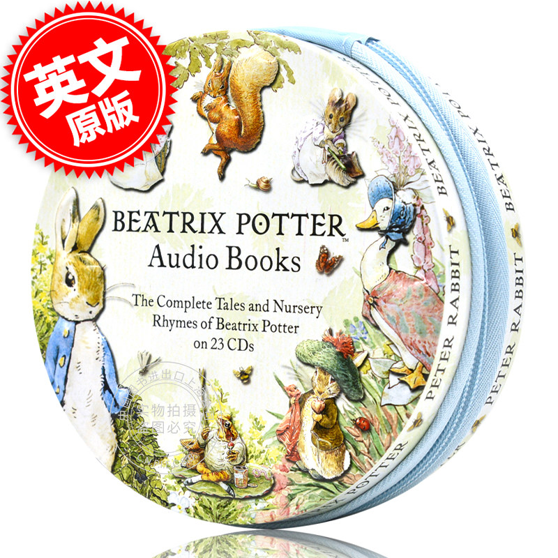 现货 碧翠丝·波特有声读物(23CD，包含碧翠丝·波特的完整故事和童谣) 英文原版 Beatrix Potter Audio Books 儿童有声读物