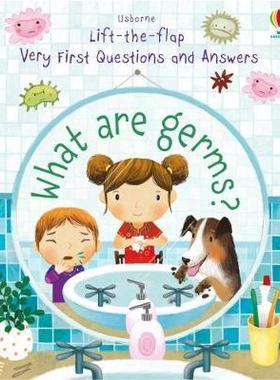 现货 What are Germs 什么是细菌 儿童百物科科普读 趣味翻翻纸板书 英文原版