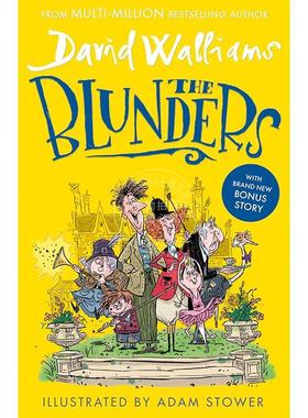 现货 布伦德一家 大卫威廉姆斯新作David Walliams 英文原版 The Blunders 章节书儿童图书 8-11岁