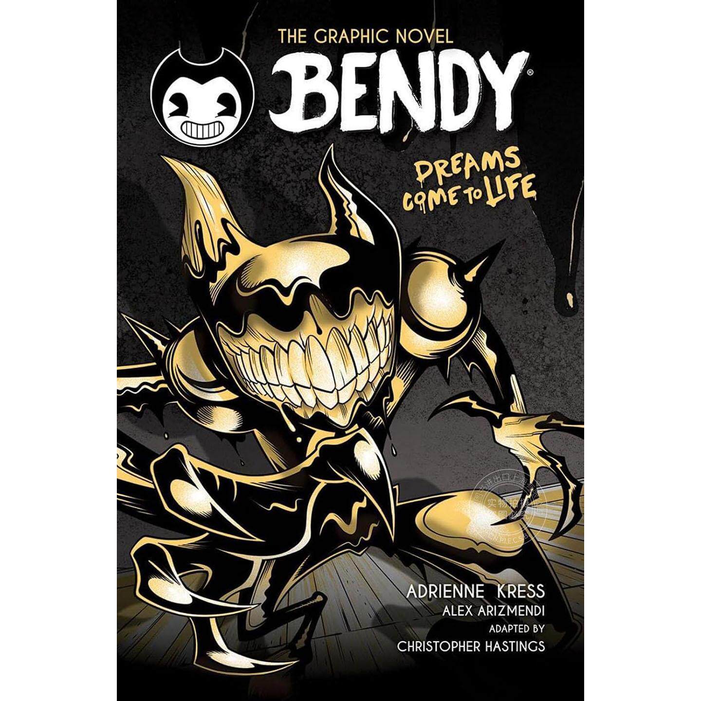 现货 班迪与墨水机器:梦想成真 漫画小说卷1 英文原版 Dreams Come to Life Bendy Graphic Novel #1