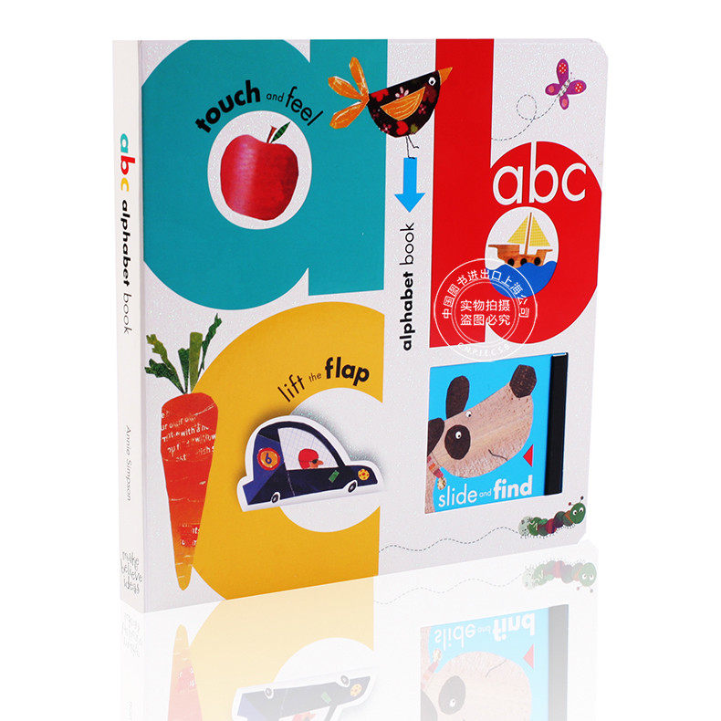 现货英文原版 ABC Alphabet Book我的启蒙字母书认知启蒙_虎窝淘
